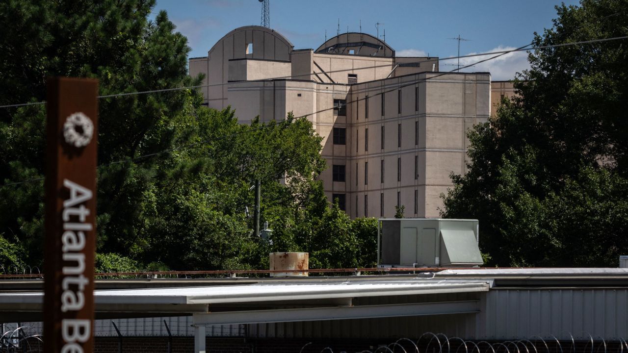 The Fulton County Jail in Atlanta, Georgia, on August 16, 2023.