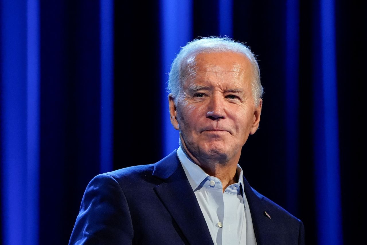 President Joe Biden is seen at a fundraising event in New York City on Thursday.