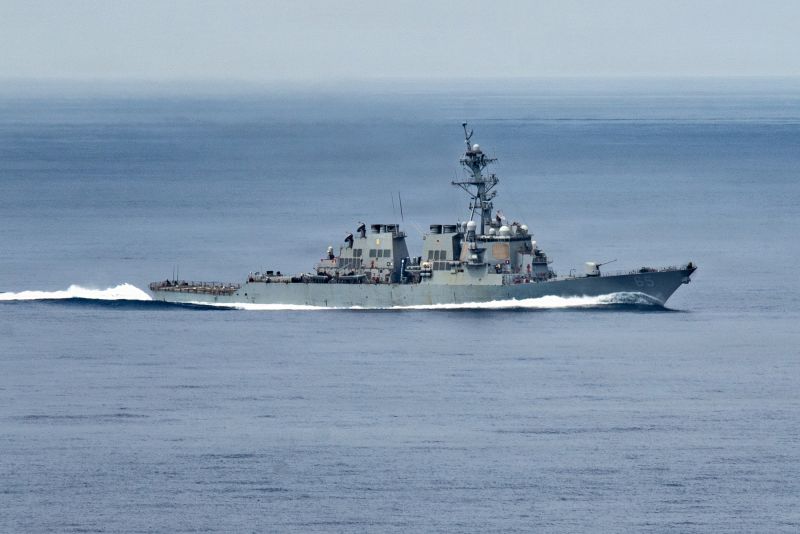 US Navy destroyer spent four days without power in South China Sea last month; engineering casualty hit toilets, galley, AC
