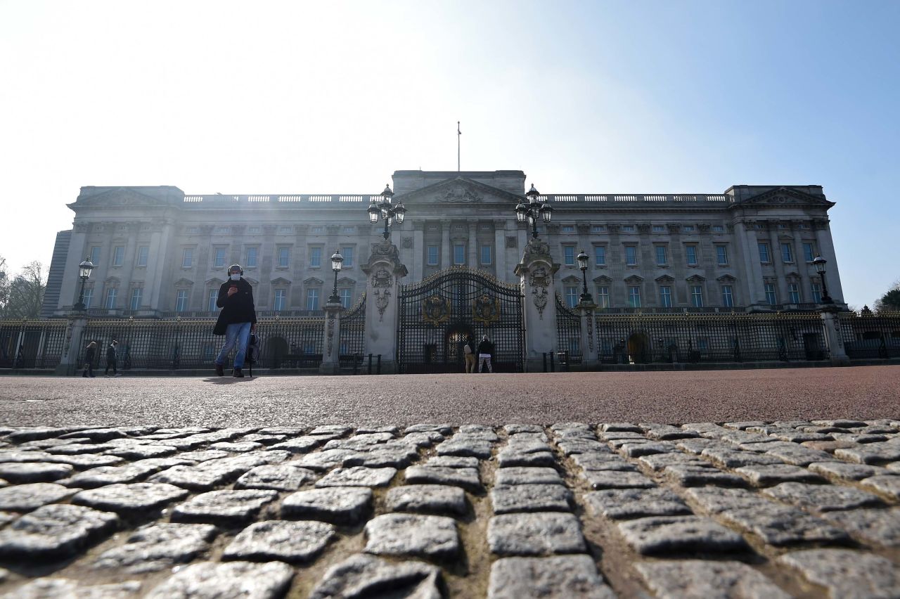 Buckingham Palace is pictured in London on March 1. 