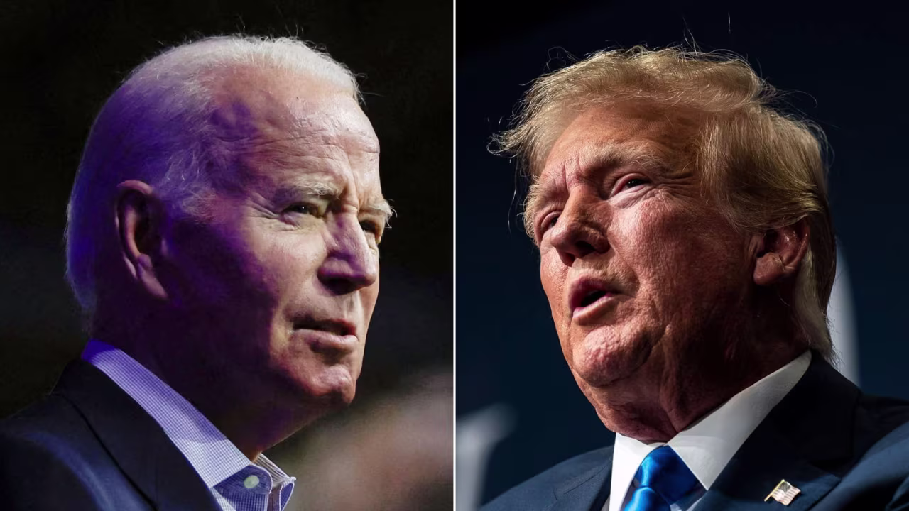 President Joe Biden and former President Donald Trump.