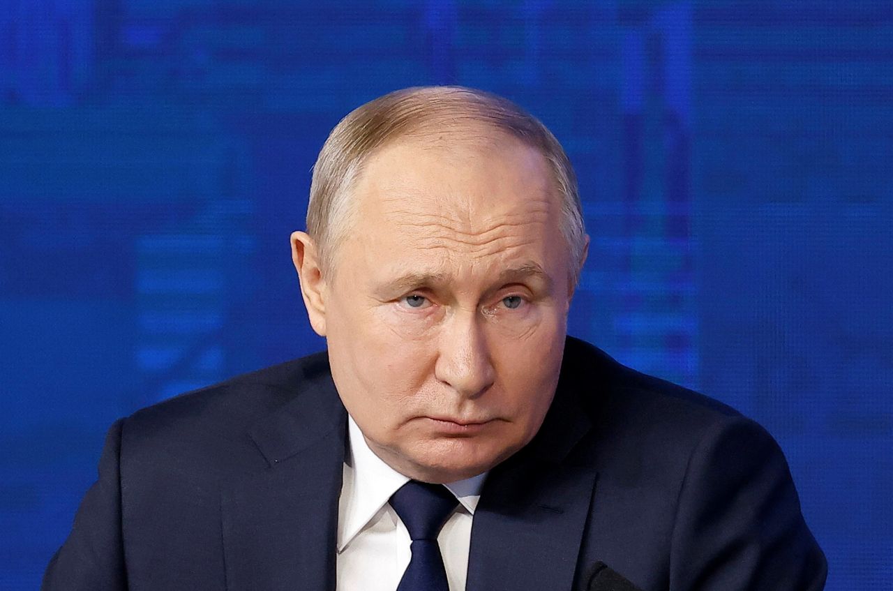 Russian President Vladimir?Putin?attends a meeting in Moscow, Russia, on January 31.