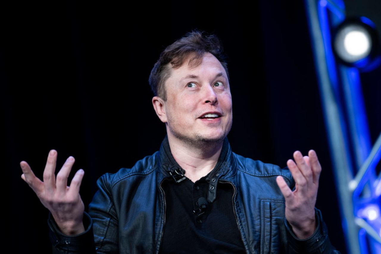 Elon Musk, founder of SpaceX, speaks at the Washington Convention Center on March 9 in Washington, DC.