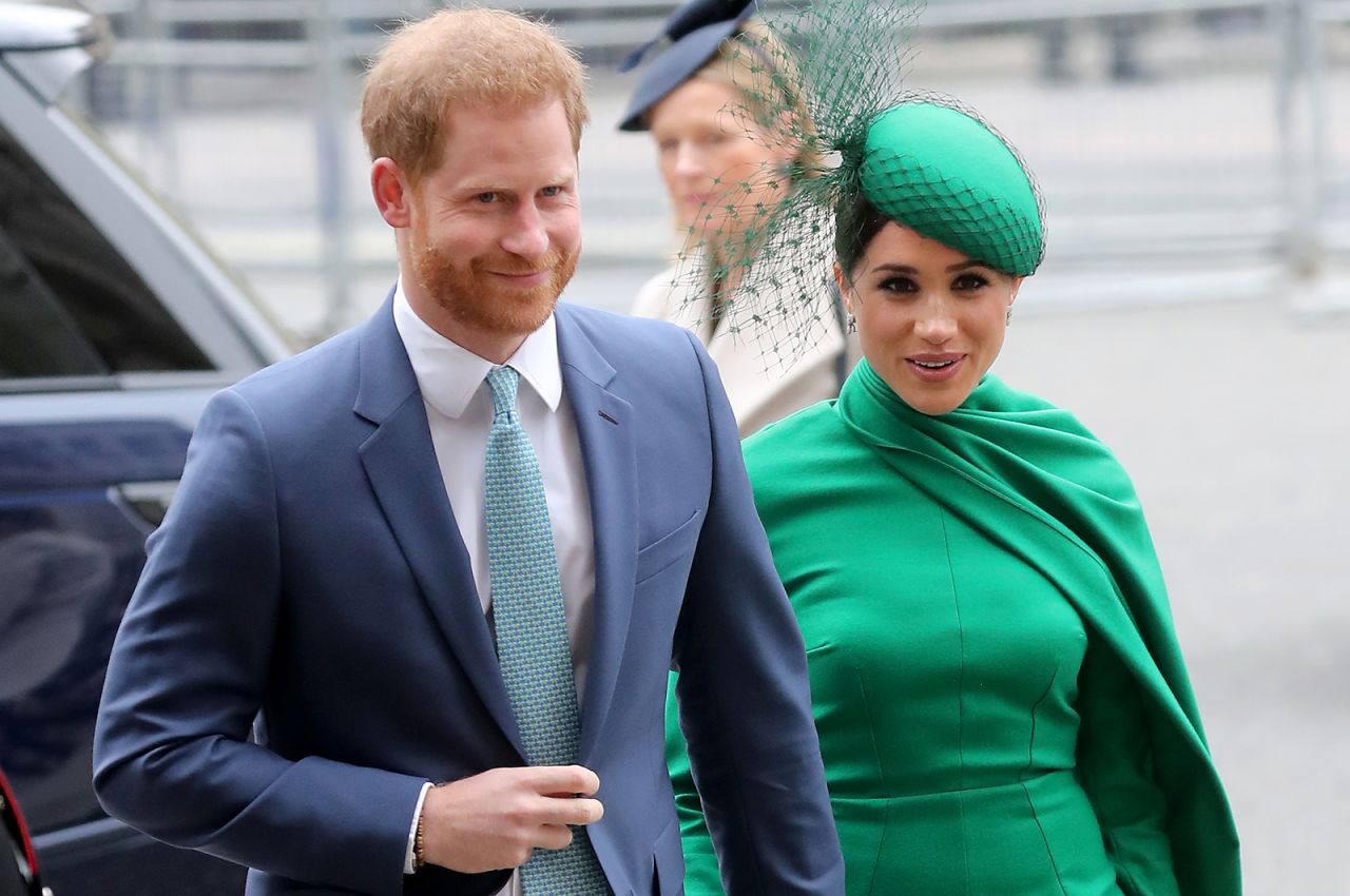 Prince Harry and Meghan, Duchess of Sussex, attend Commonwealth Day Service in London on March 9, 2020.