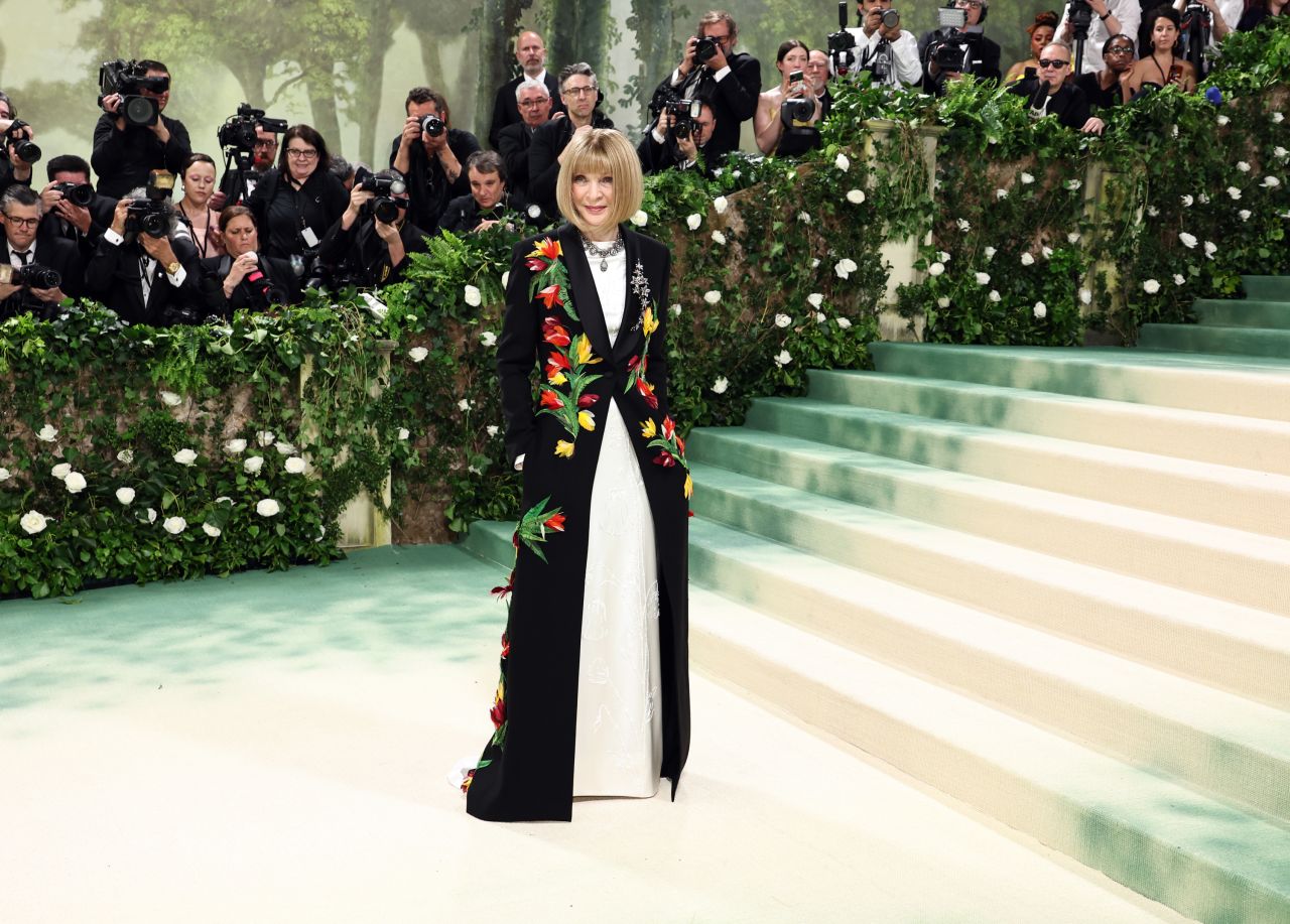 Anna Wintour attends The 2024 Met Gala Celebrating "Sleeping Beauties: Reawakening Fashion" at The Metropolitan Museum of Art in New York City, on May 6.