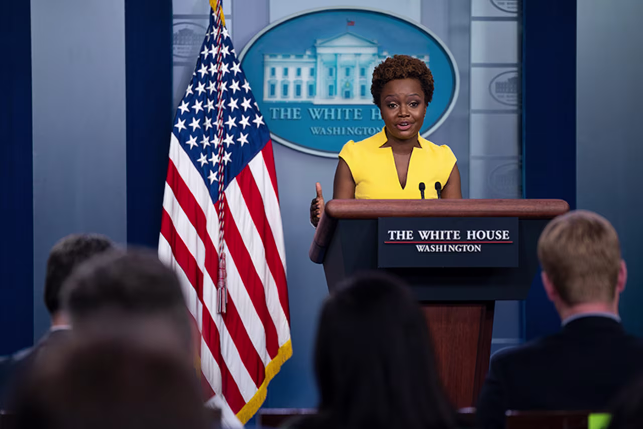Principal deputy press secretary Karine Jean-Pierre
