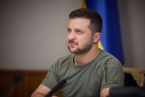 Ukrainian President Volodymyr Zelenskyy in this September 2022 file photo.