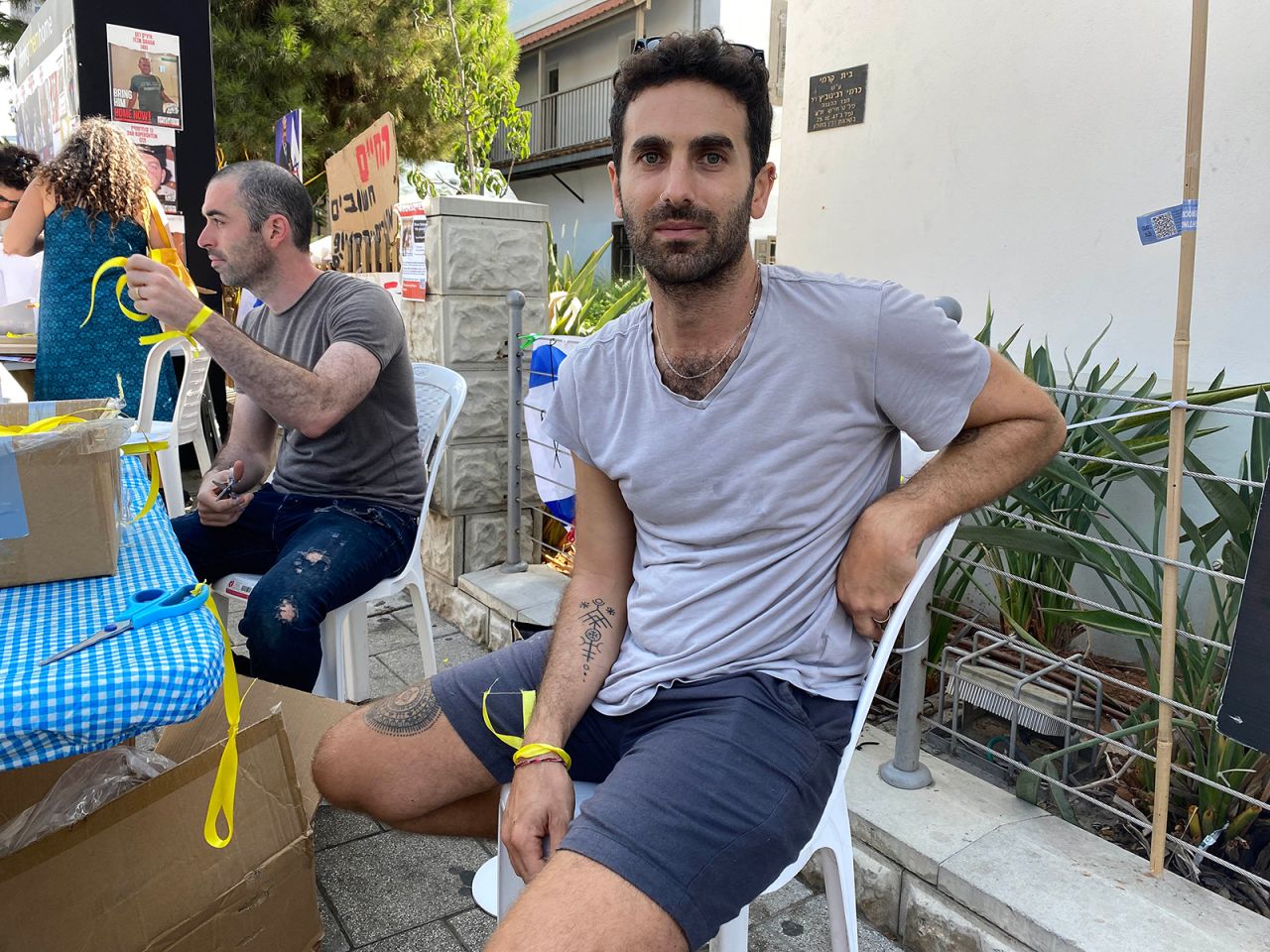 Yoav Peled is pictured in Tel Aviv on November 2.