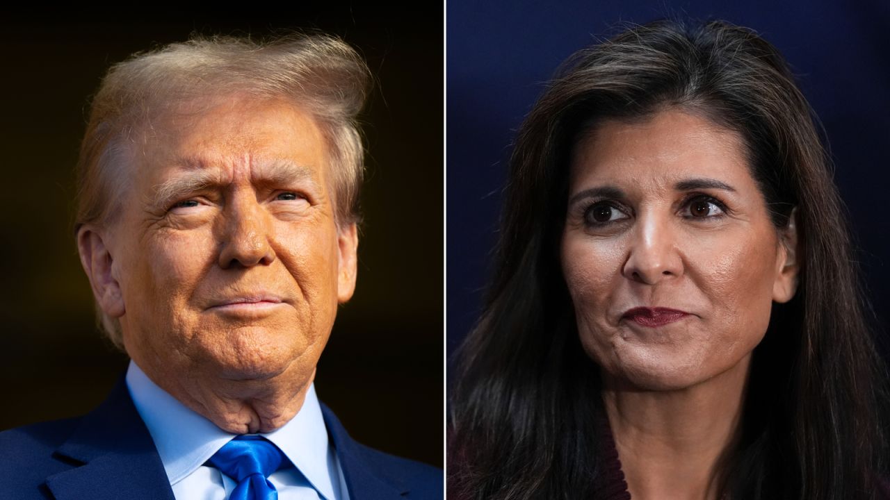 Donald Trump and Nikki Haley