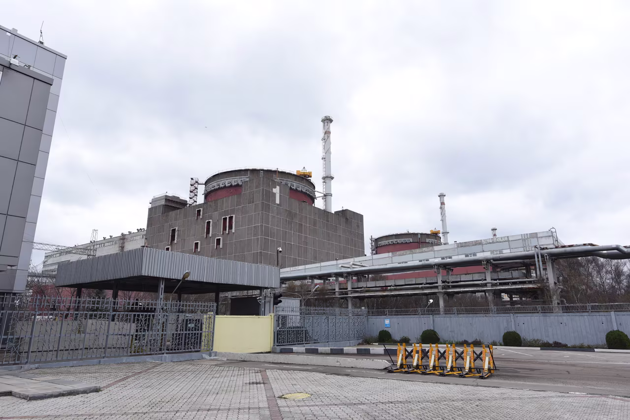Zaporizhzhia nuclear power plant in Zaporizhzhia, Ukraine, on March 29.