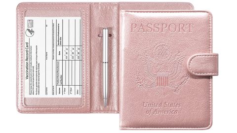Passport holder and ACdream vaccination card