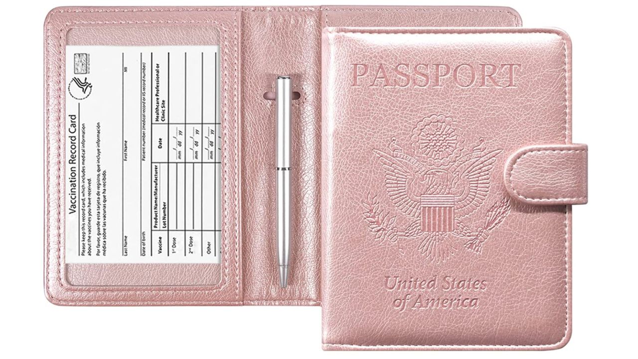 amazon favs april ACdream Passport and Vaccine Card Holder