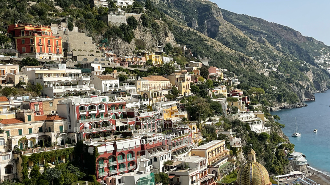 A view of the Amalfi Coast