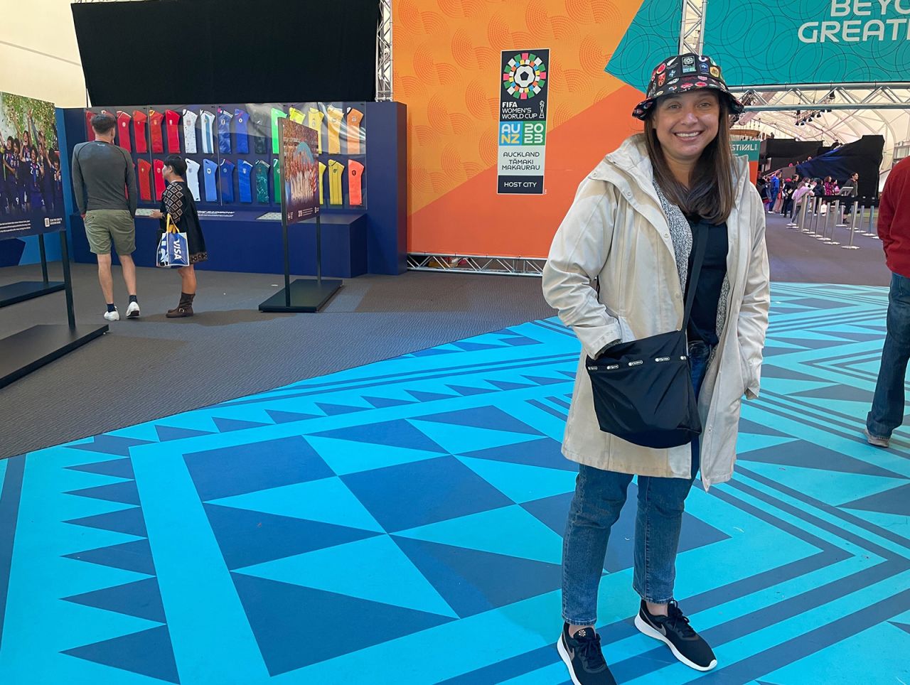 Jessica Malone is in Auckland for her fourth World Cup.?