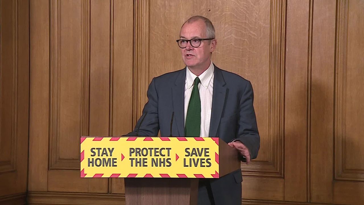 UK Chief Scientific Adviser Patrick Vallance during a press conference on October 22.