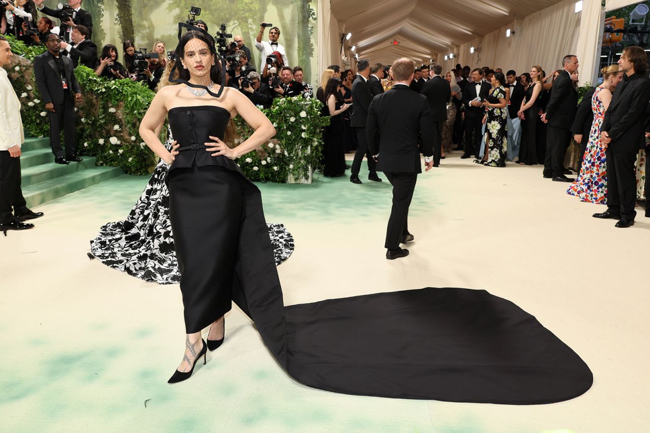 Rosalía attends the 2024 Met Gala on May 6 in New York City.