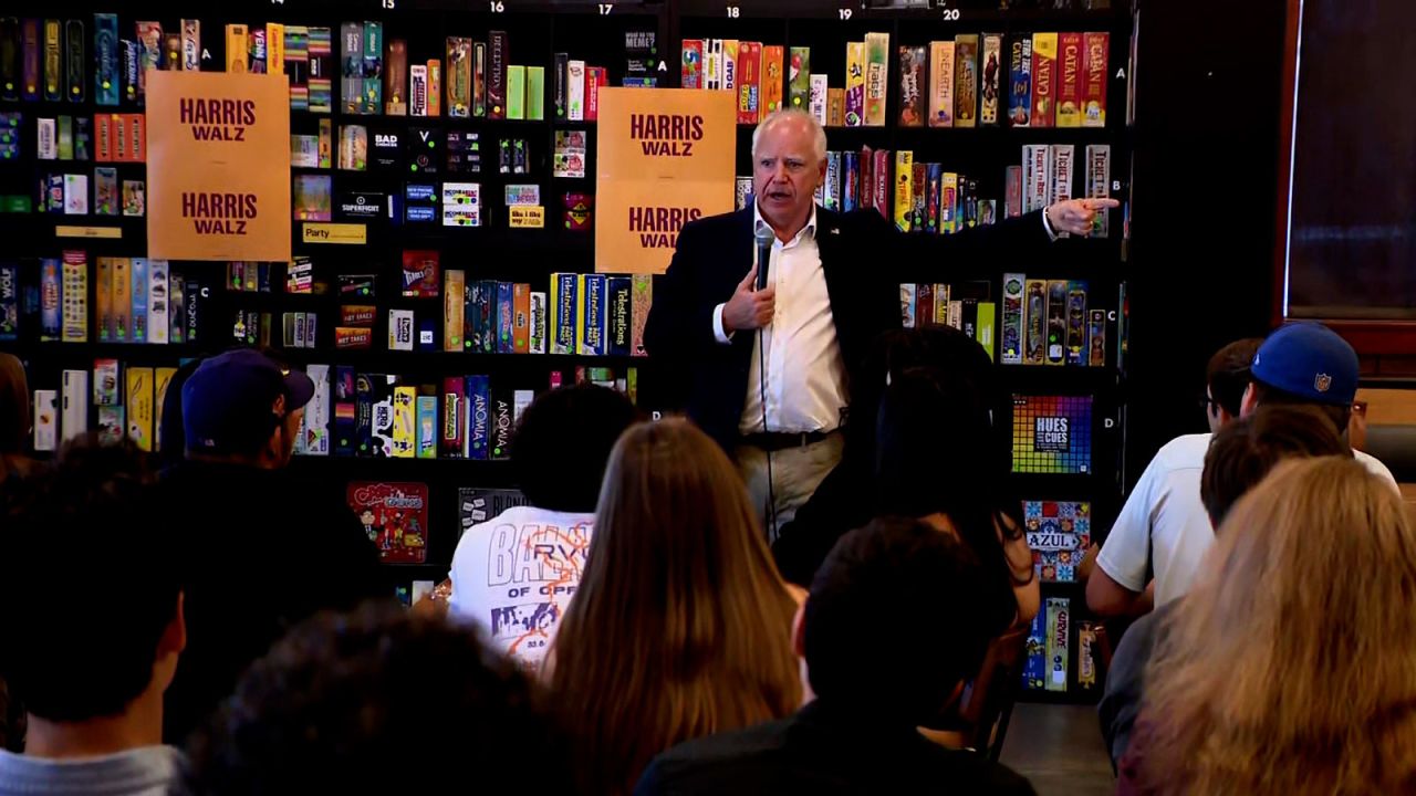 Minnesota Gov. Tim Walz on Tuesday in Arizona.