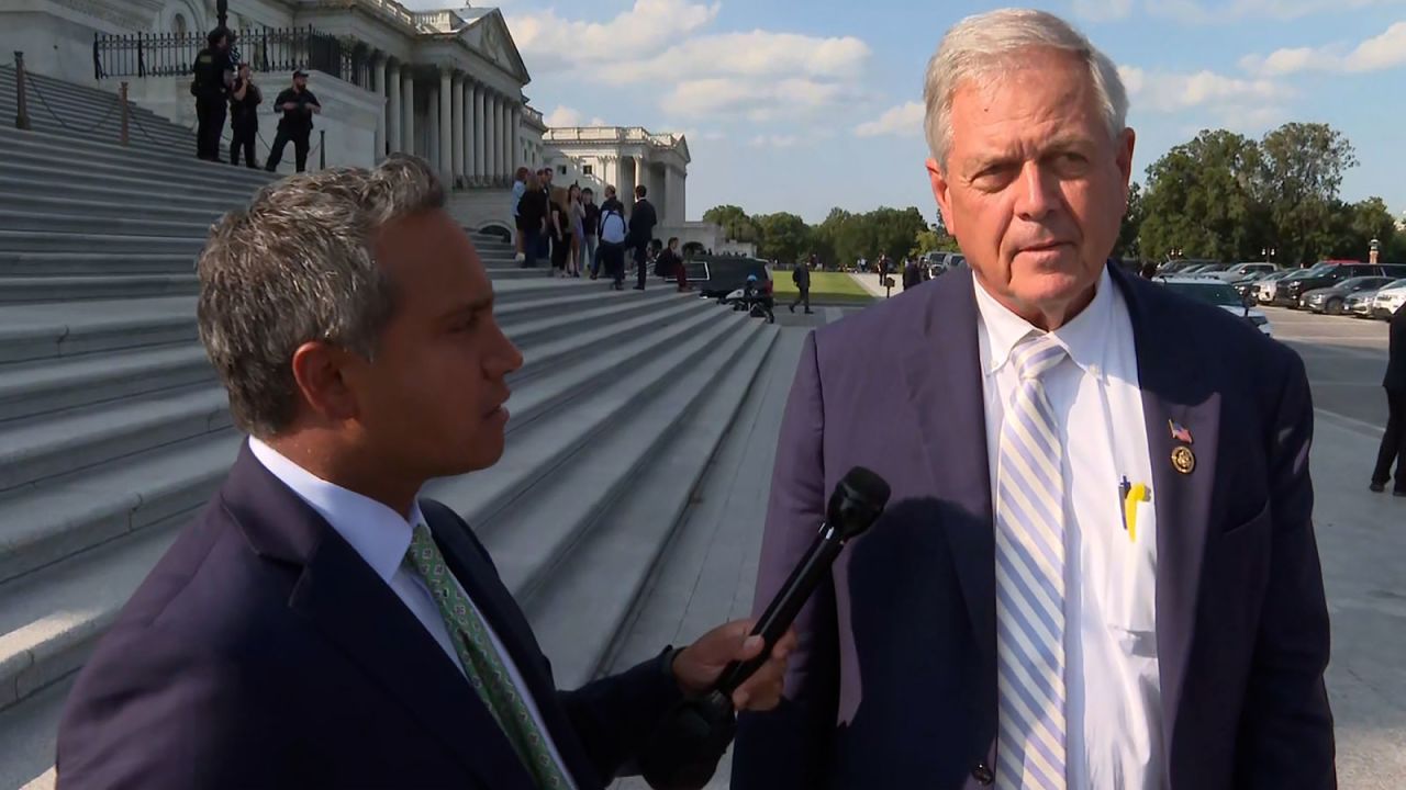 Rep. Ralph Norman speaks with CNN's Manu Raju on Wednesday, September 11.