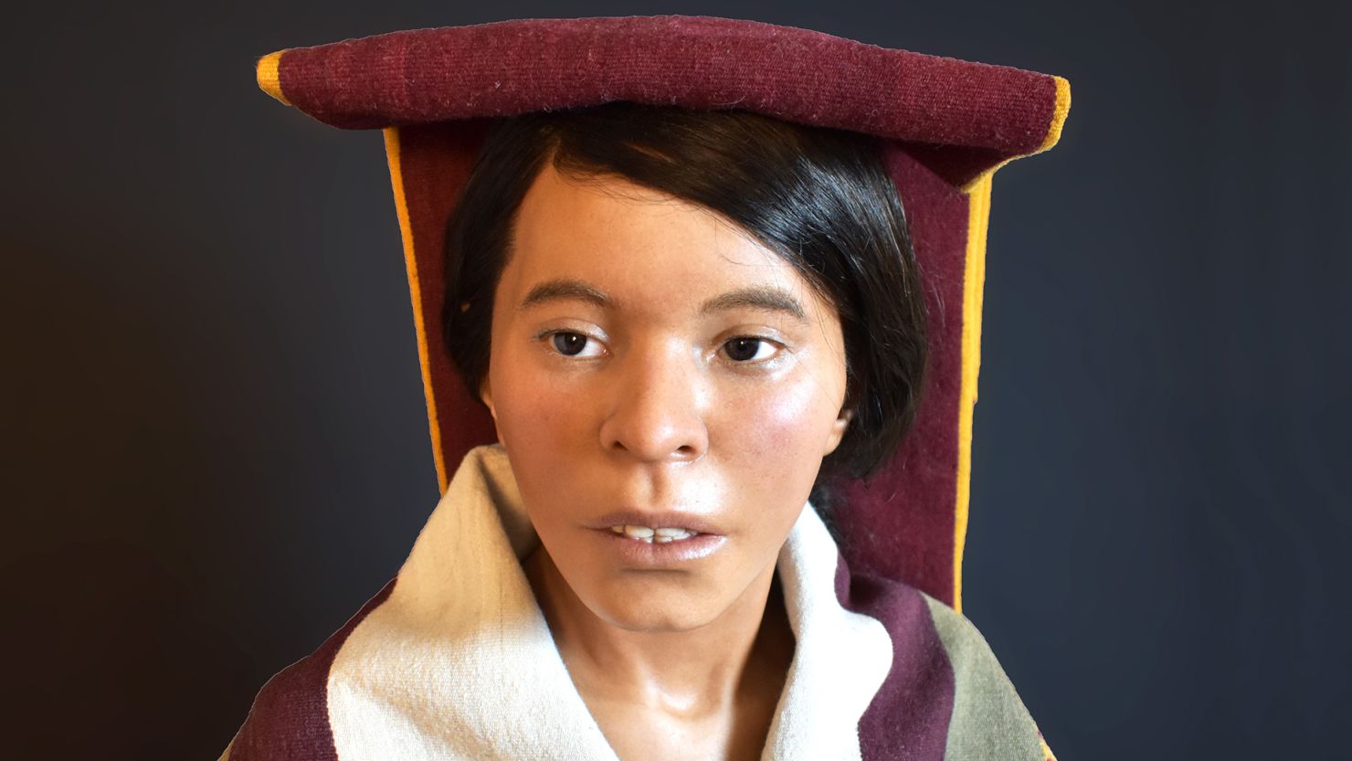 Oscar Nilsson spent 400 hours on his 3D reconstruction of the Ice Maiden, a 500-year-old mummy of a young Inca Woman found in the Peruvian Andes 28 years ago.