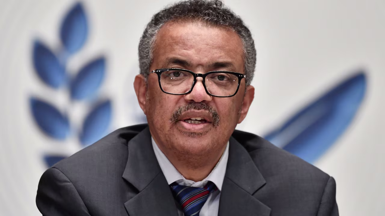 World Health Organization Director-General Tedros Adhanom Ghebreyesus