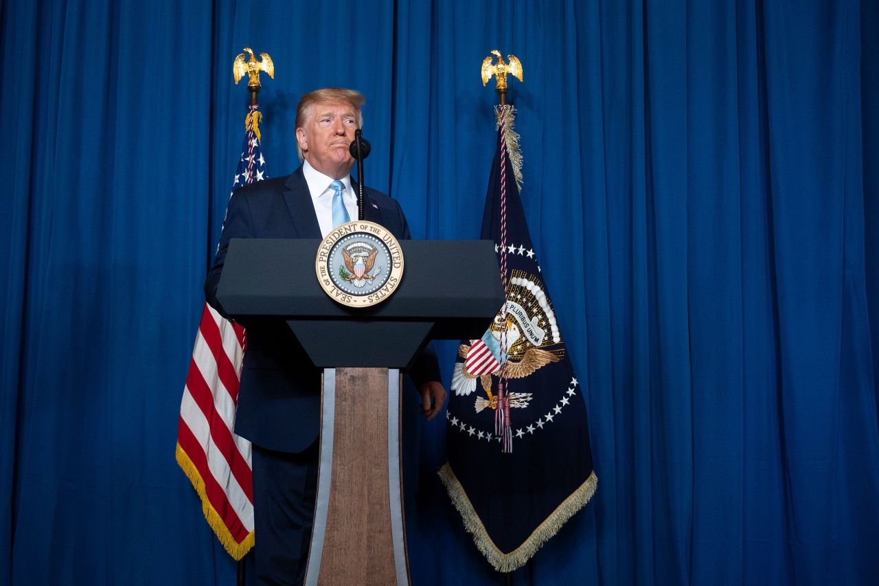 President Donald Trump in Palm Beach Florida, on January 3, 2020.