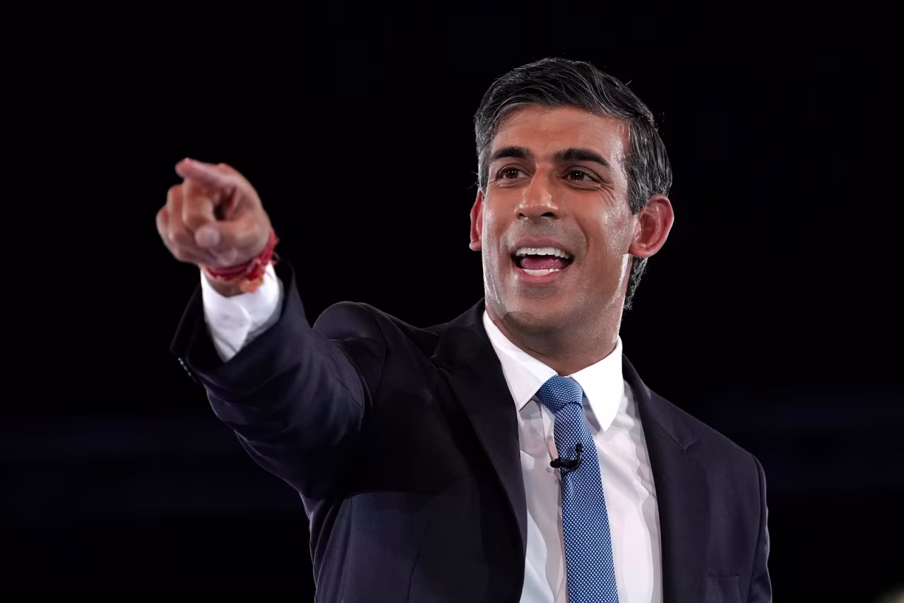 Rishi Sunak seen in this August 2022 file photo.