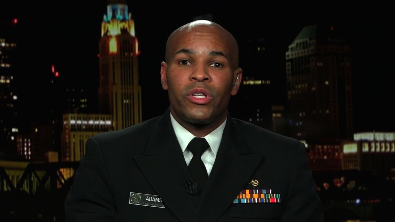 Surgeon General Jerome Adams.