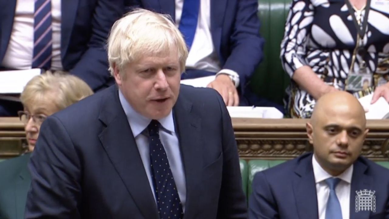 Prime Minister Boris Johnson in the House of Commons on Tuesday.