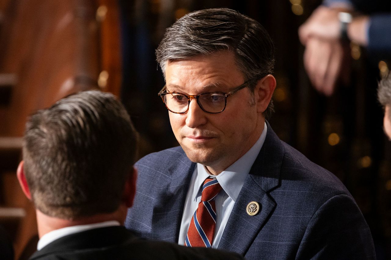 Johnson  is seen on the House floor during a vote to elect a Speaker of the House on Wednesday,  October 18.