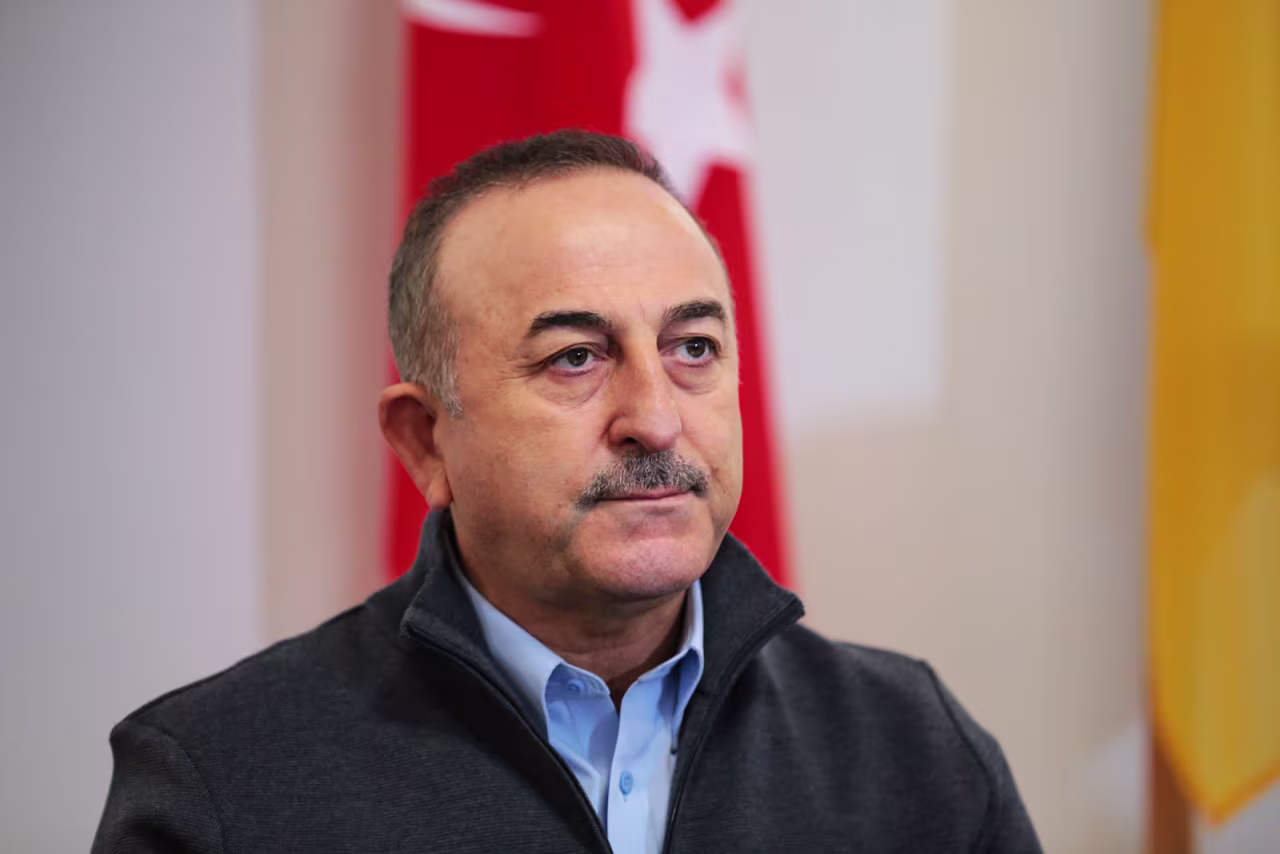 Turkish Foreign Minister Mevlüt Çavuşoğlu met with Ukrainian Foreign Minister Dmytro Kuleba in Lviv on March 17.