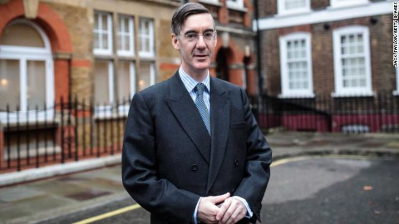 Conservative MP and Chair of the European Research Group Jacob Rees-Mogg on November 16.