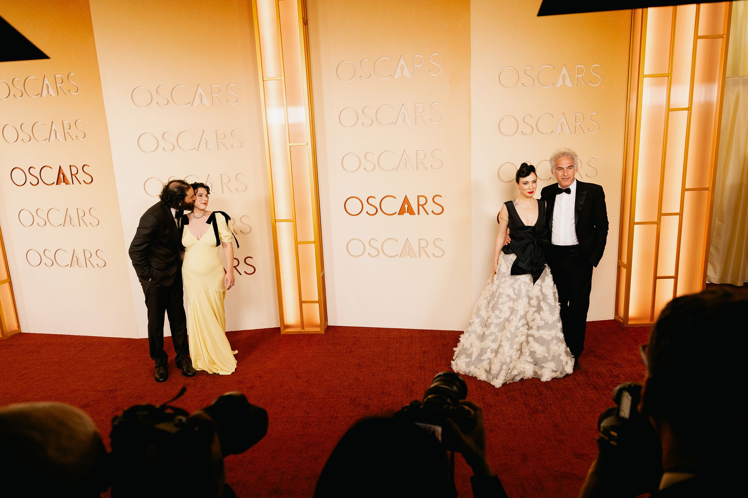 Couples in tow: Josh Safdie and Sara Rossein, left, and Mary and Ronald Bronstein.