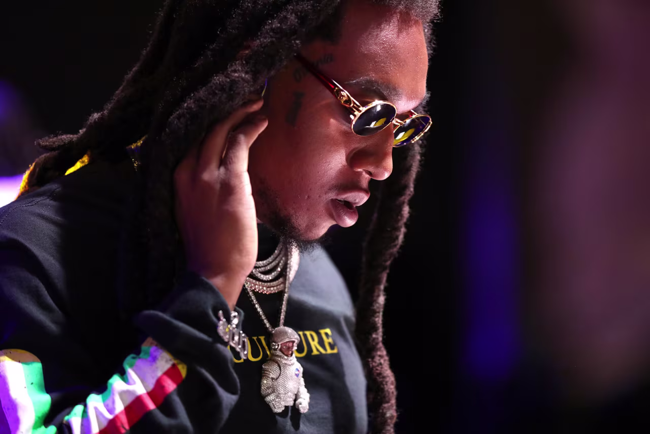 Takeoff performs in Los, Angeles, California, in 2018. 