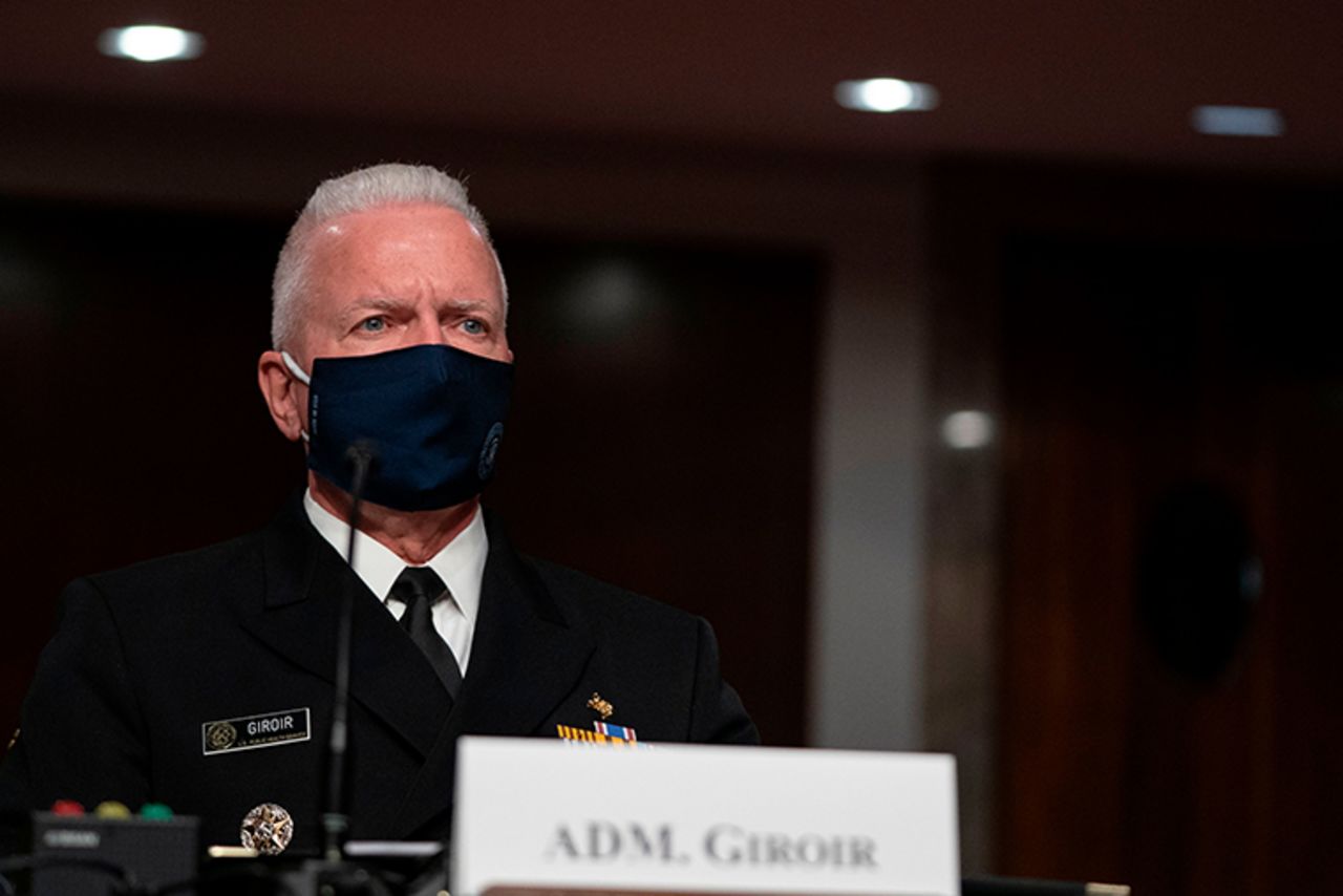 Admiral Brett Giroir, Assistant Secretary For Health, United States Department of Health and Human Services, in. September 2020.?