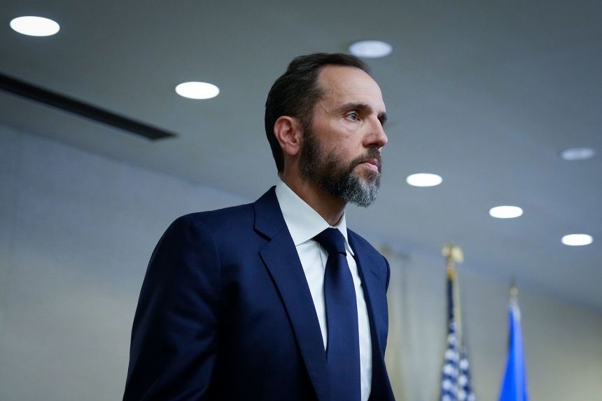 Special counsel Jack Smith delivers remarks on a recently unsealed indictment including four felony counts against Donald Trump, on August 1, 2023.