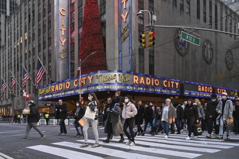 Radio City Music Hall in early December.