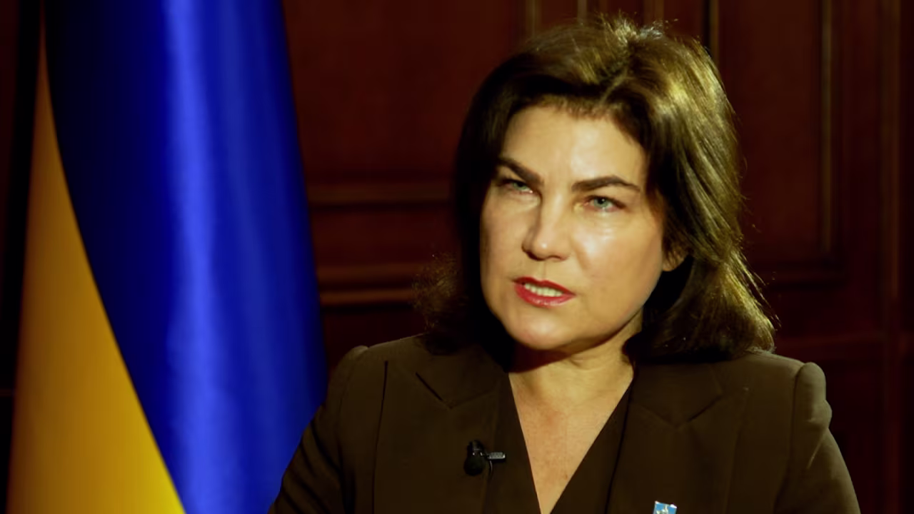Former Ukraine Prosecutor General Iryna Venediktova speaks with CNN on Tuesday.