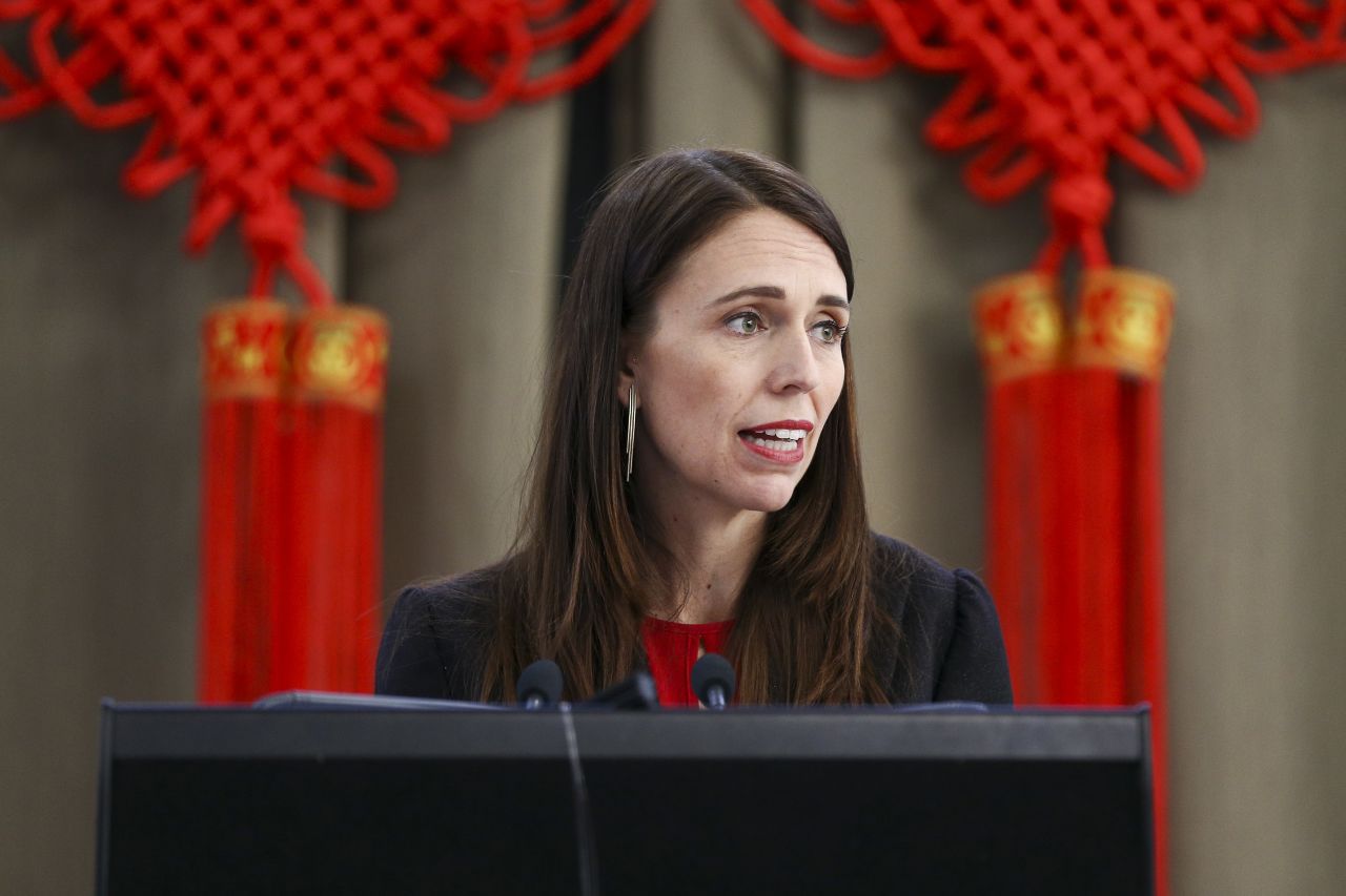 New Zealand Prime Minister Jacinda Ardern speaks at Parliament on February 19, 2020 in Wellington, New Zealand. 