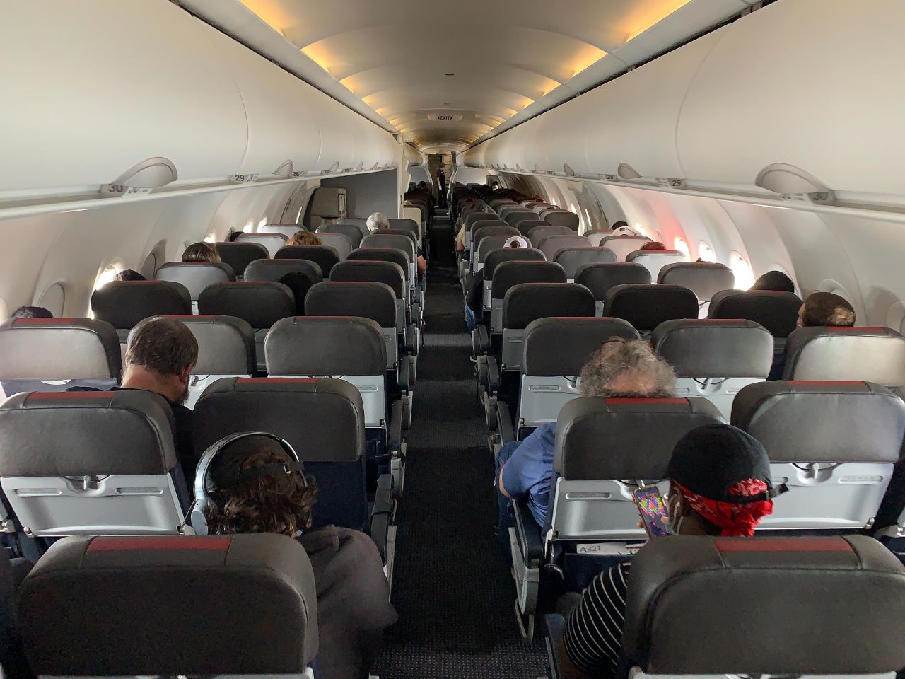 An American Airlines flight on May 15, 2020.