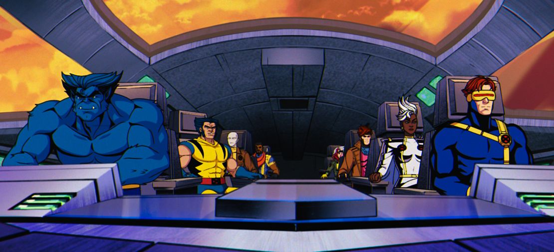 The X-Men characters Beast, Wolverine, Morph, Bishop, Rogue, Gambit, Storm and Cyclops return in the Disney+ series "X-Men '97."