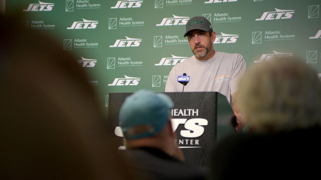 The documentary focuses on Rodgers' recovery from an injury he sustained playing for the New York Jets in 2023.