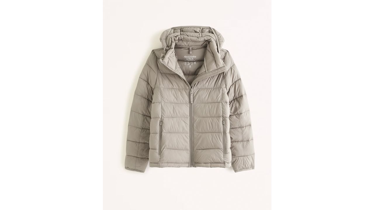 A photo of the Abercrombie & Fitch Lightweight Packable Puffer