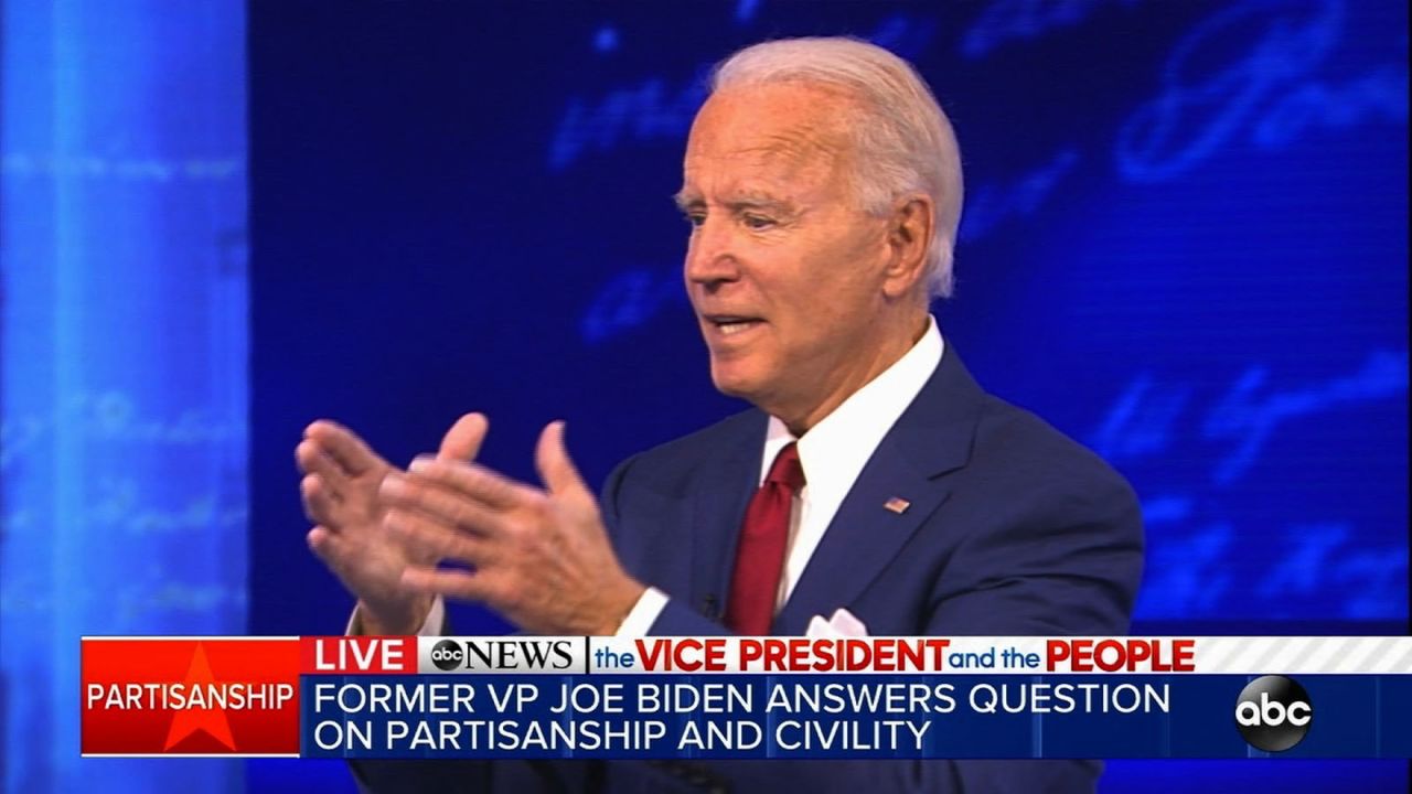 Democratic presidential candidate Joe Biden.