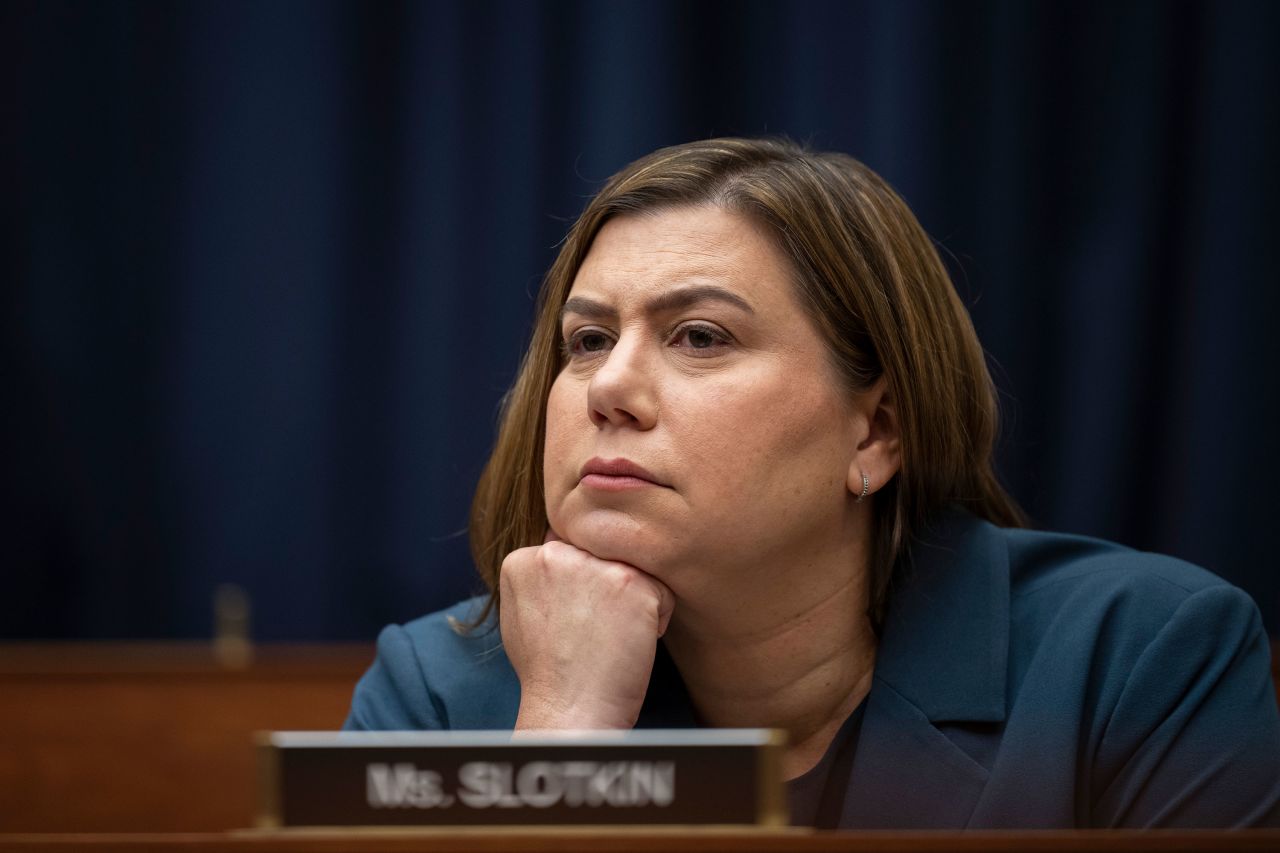 Rep. Elissa Slotkin attends a hearing on Capitol Hill in July 2023.