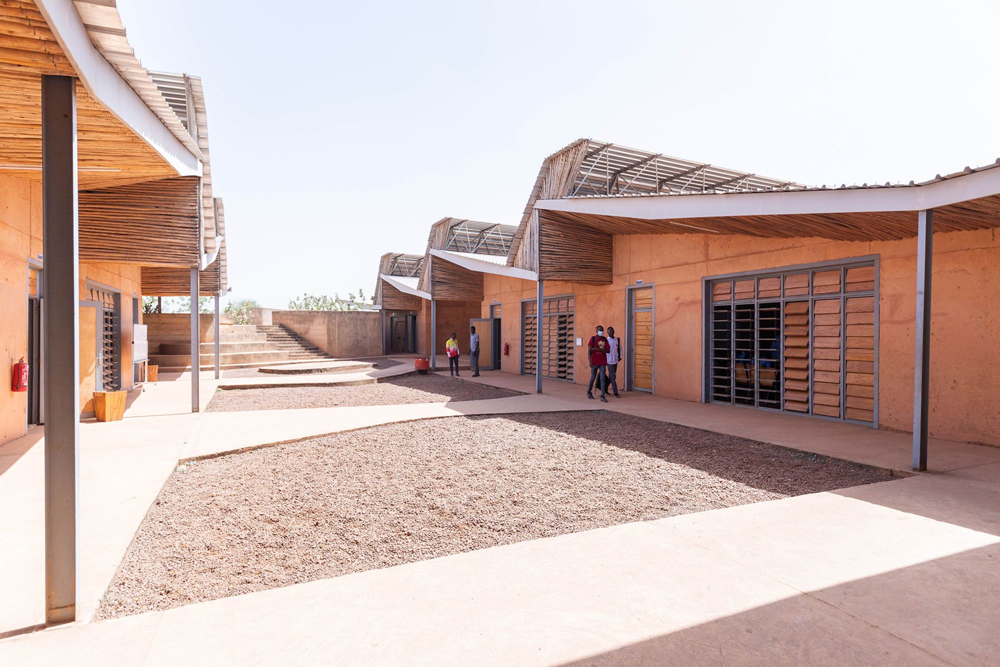 Architect Francis Kéré's design for the Burkina Institute of Technology in Burkina Faso.