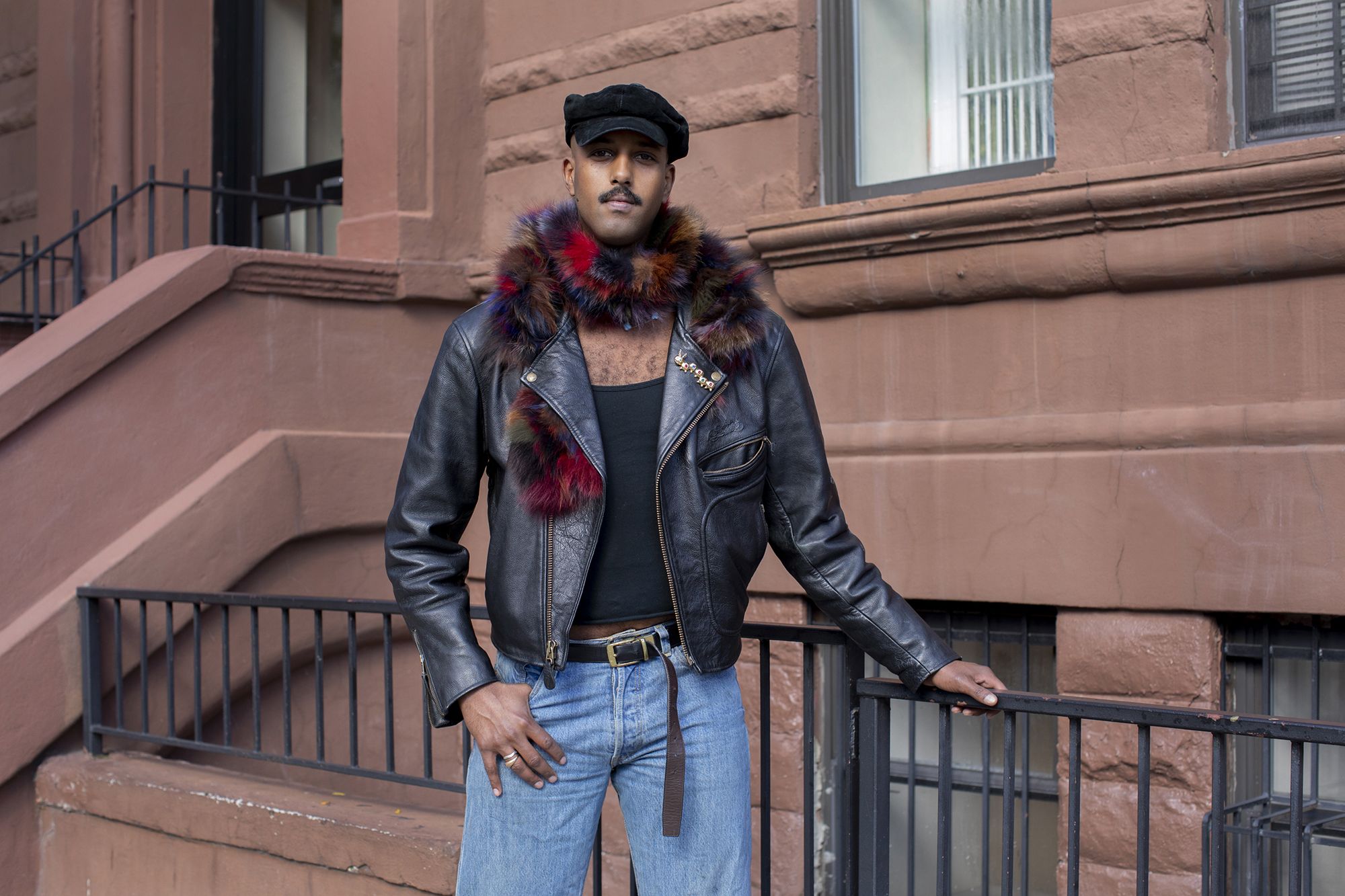 Adbul Warsame on the streets of New York.