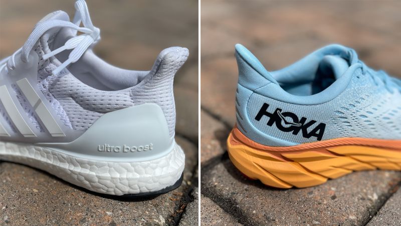 Adidas Ultraboost vs. Hoka Clifton running shoes CNN Underscored