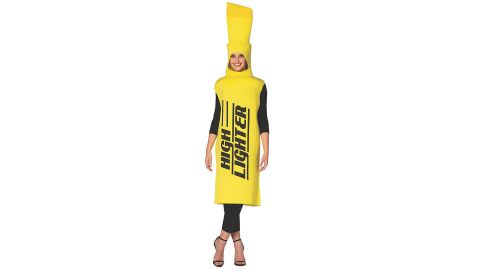 Adult Highlighter Costume Yellow