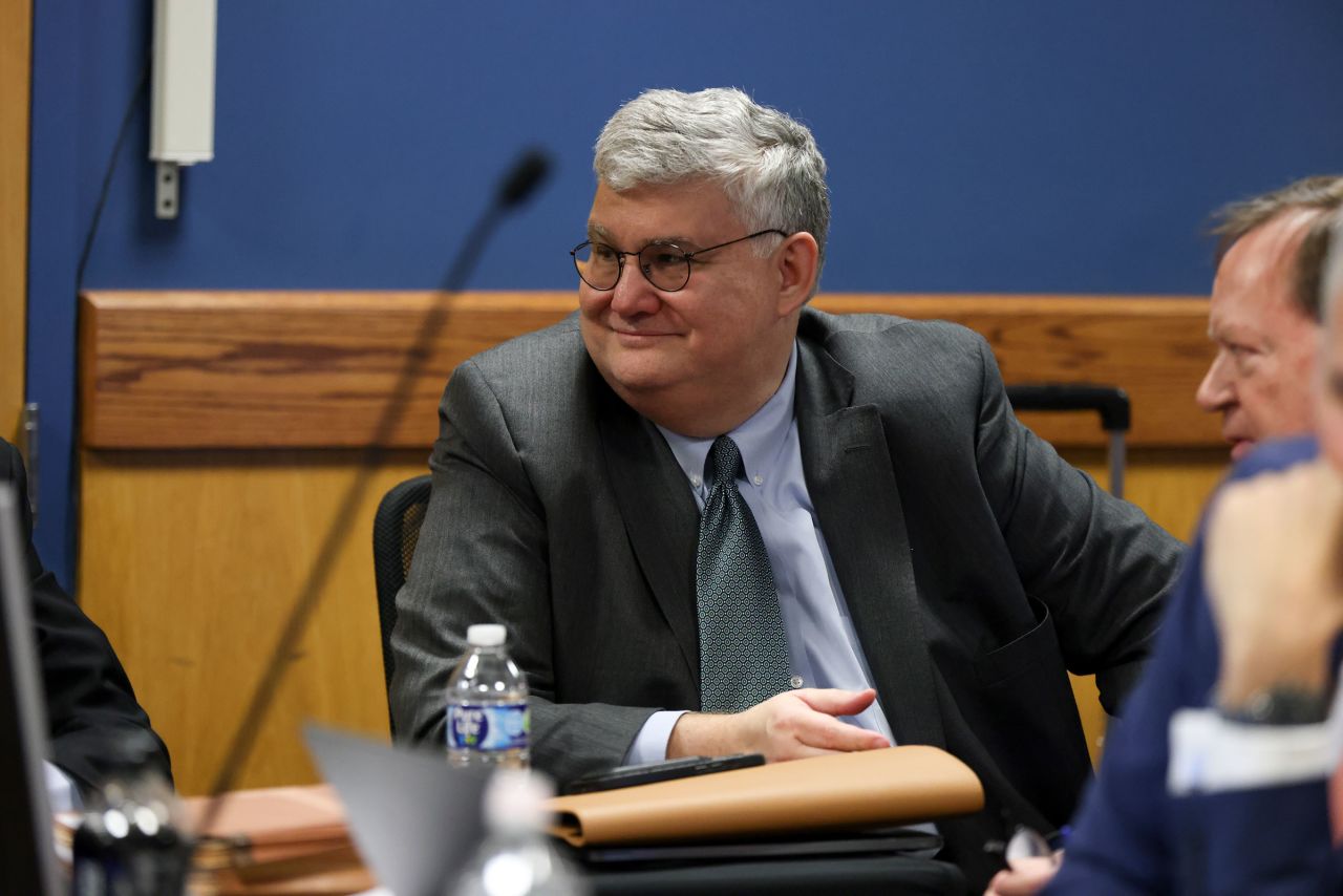 Defendant David Shafer attends a hearing in the case of the State of Georgia v. Donald John Trump at the Fulton County Courthouse on February 15, in Atlanta, Georgia.