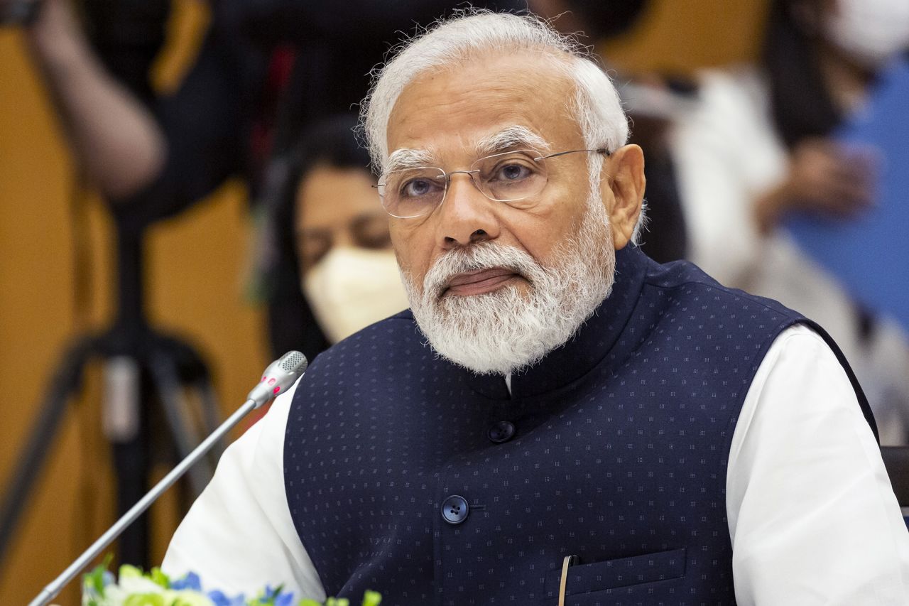 Indian Prime Minister Narendra Modi attends the Quad Leaders’ summit on May 24, 2022 in Tokyo, Japan.